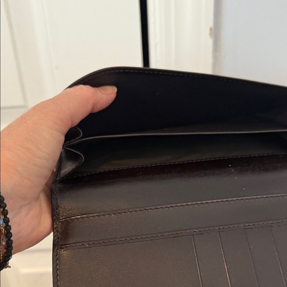 Gucci Beige and Brown Monogram Wallet GG canvas , Leather, New - Picture 6 of 7